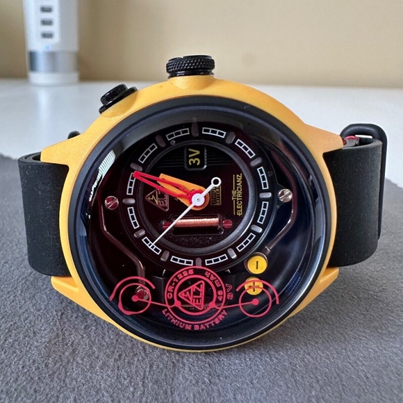 The Electricianz Ammeter 45mm Yellow Black - Picture 1 of 4